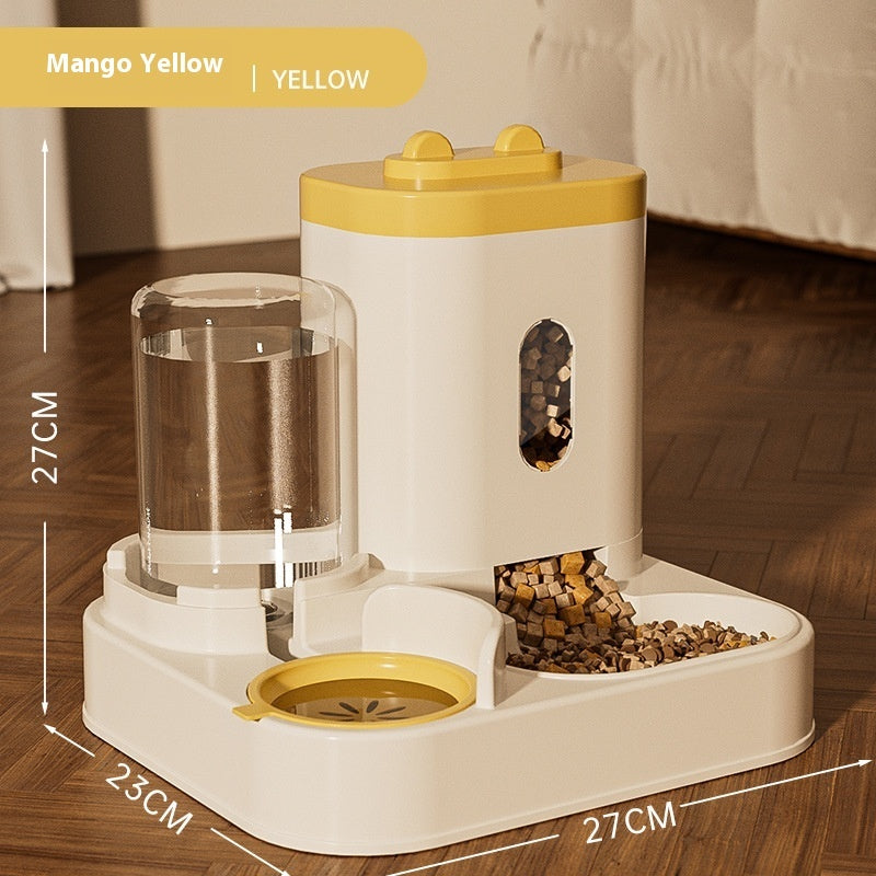Automatic Pet Feeder & Water Dispenser Bowl for Dogs & Cats – Smart Feeding Tableware, Plastic Food Station, Upgrade Options