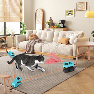 Interactive Cat Weight Loss Toy – Remote Control, LCD Display, USB Charging, Sound Simulation