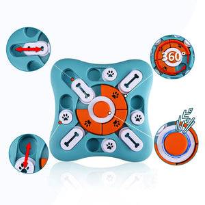 Fashion Creative Dog Toy – Interactive Educational Pet Toy with Sound – Light Blue ABS Pet Training Toy for Dogs & Puppies