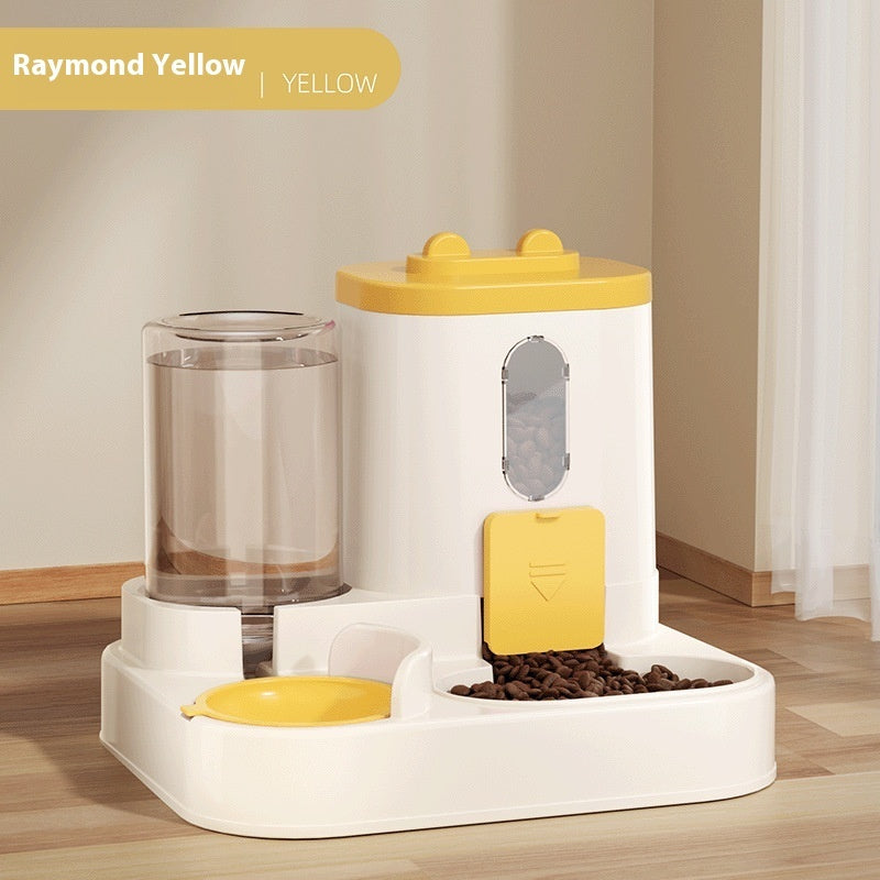 Automatic Pet Feeder & Water Dispenser Bowl for Dogs & Cats – Smart Feeding Tableware, Plastic Food Station, Upgrade Options