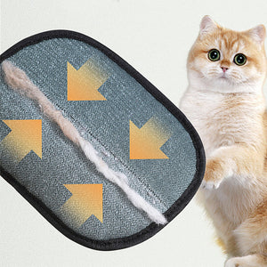 Pet Hair Remover Mitt Glove – Dual-Sided DE shedding Brush for Dogs, Cats & Rabbits – Long/Short/Curly Fur Grooming Tool