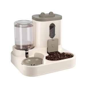 Automatic Pet Feeder & Water Dispenser Bowl for Dogs & Cats – Smart Feeding Tableware, Plastic Food Station, Upgrade Options