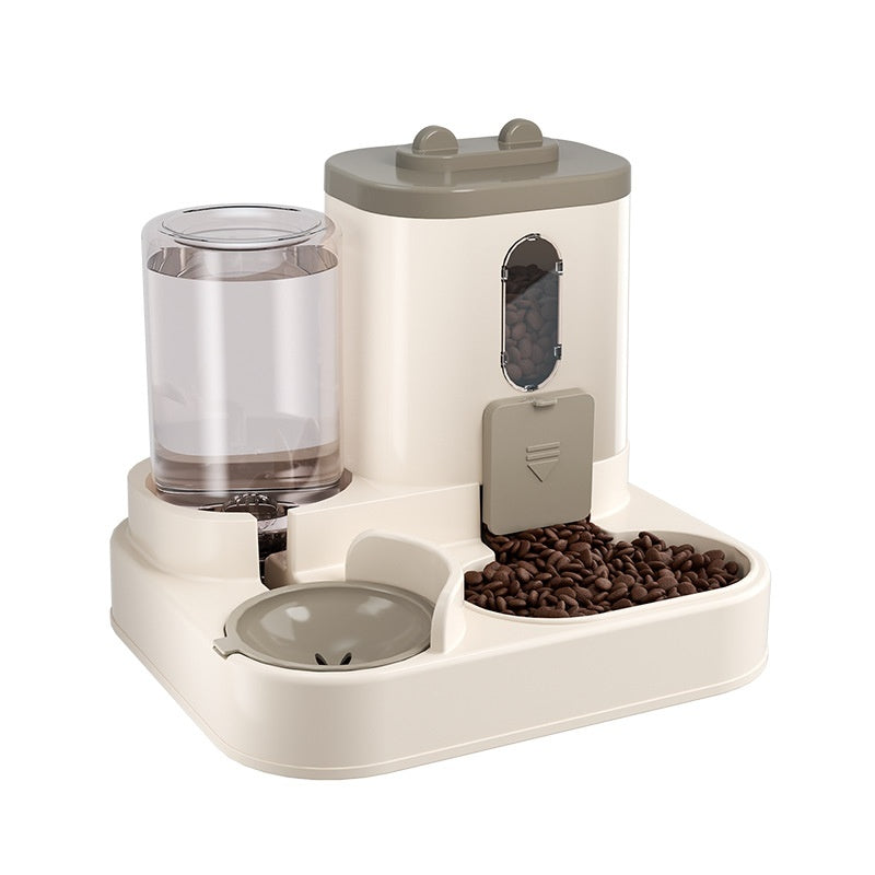 Automatic Pet Feeder & Water Dispenser Bowl for Dogs & Cats – Smart Feeding Tableware, Plastic Food Station, Upgrade Options