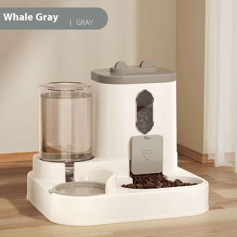 Automatic Pet Feeder & Water Dispenser Bowl for Dogs & Cats – Smart Feeding Tableware, Plastic Food Station, Upgrade Options