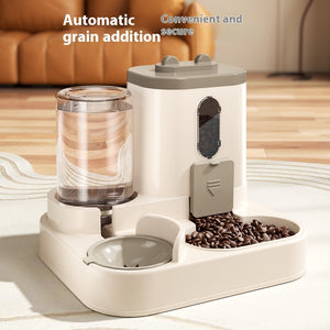 Automatic Pet Feeder & Water Dispenser Bowl for Dogs & Cats – Smart Feeding Tableware, Plastic Food Station, Upgrade Options