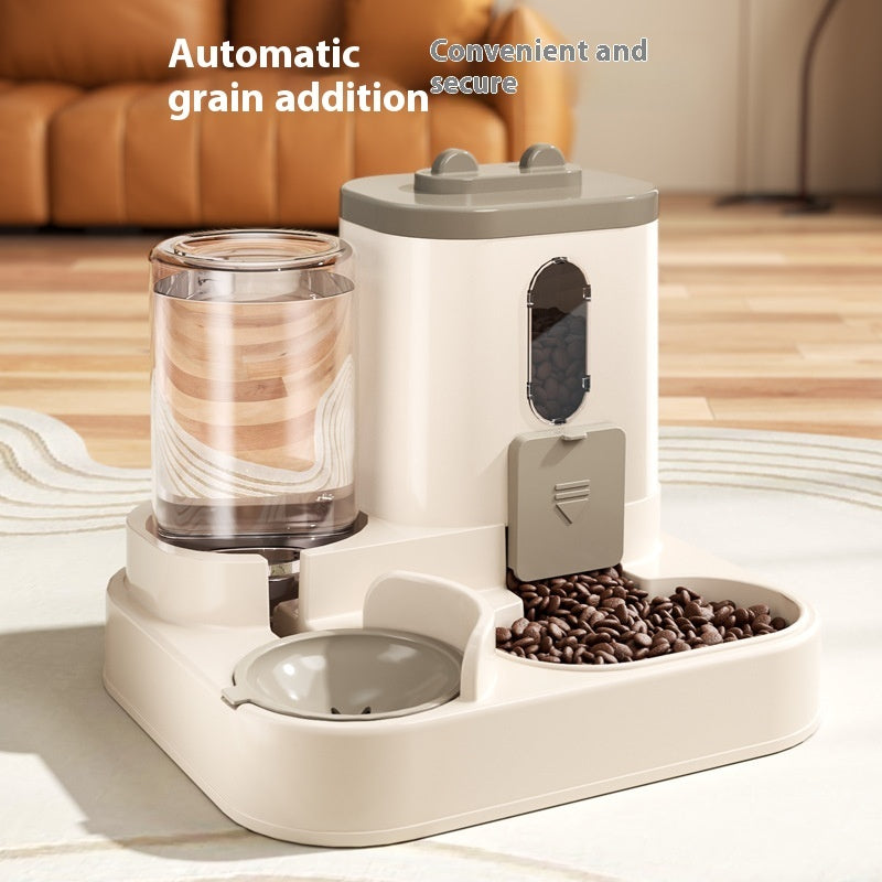 Automatic Pet Feeder & Water Dispenser Bowl for Dogs & Cats – Smart Feeding Tableware, Plastic Food Station, Upgrade Options