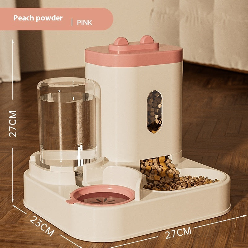 Automatic Pet Feeder & Water Dispenser Bowl for Dogs & Cats – Smart Feeding Tableware, Plastic Food Station, Upgrade Options