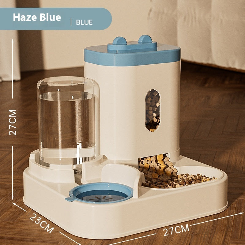 Automatic Pet Feeder & Water Dispenser Bowl for Dogs & Cats – Smart Feeding Tableware, Plastic Food Station, Upgrade Options
