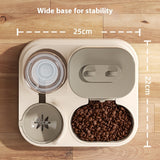 Automatic Pet Feeder & Water Dispenser Bowl for Dogs & Cats – Smart Feeding Tableware, Plastic Food Station, Upgrade Options